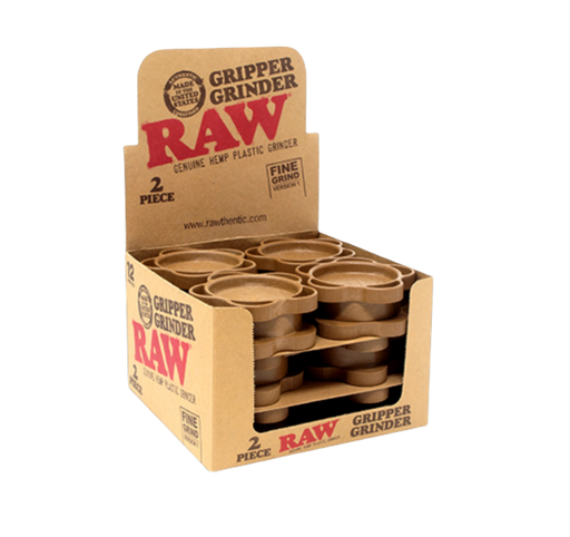 [INTREF0000970] RAW 2PC GRIPPER GRINDER FINE GRIND 12CT DISPLAY