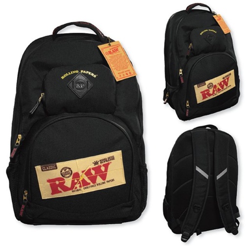 [INTREF0000987] RAW BLACK BACKPACK