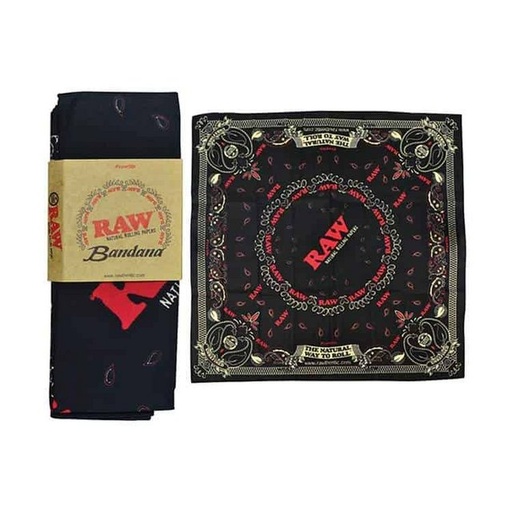 [INTREF0000985] RAW BLACK BANDANA