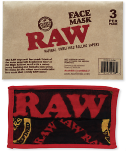 [INTREF0001053] RAW FACE MASK 3 PER PACK