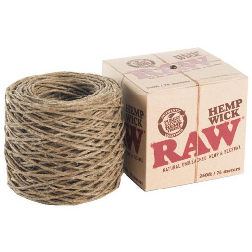 [INTREF0001060] RAW HEMP WICK 250 FT