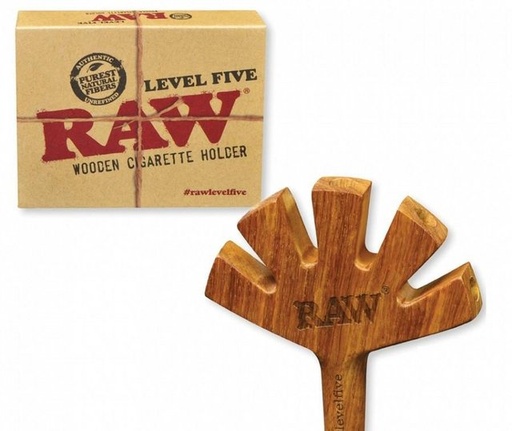 [INTREF0001071] RAW LEVEL FIVE WOODEN CIGARETTE HOLDER