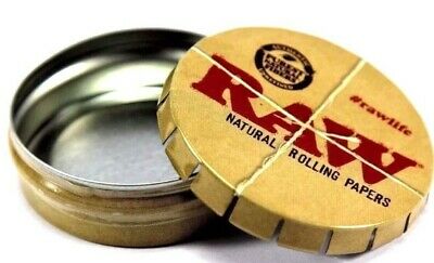[INTREF0001128] RAW ROUND METAL POP UP TIN