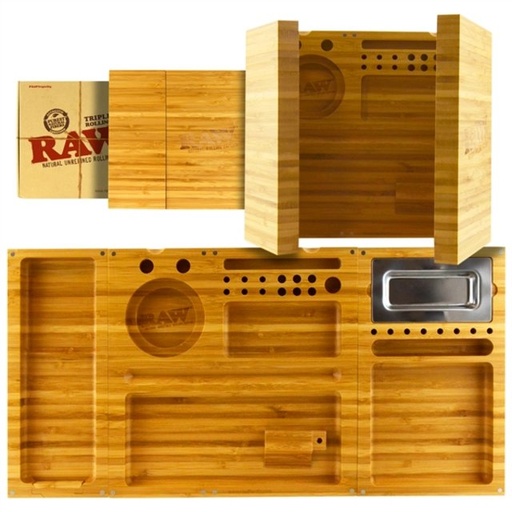 [INTREF0001147] RAW TRIPPLE FLIP ROLLING TRAY-THE NATURAL WAY TO ROLL