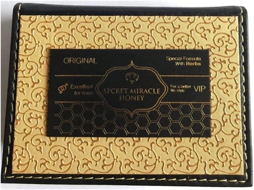 [SECRET-15685] SECRET MIRACLE HONEY GOLDEN BLACK  12 PCS