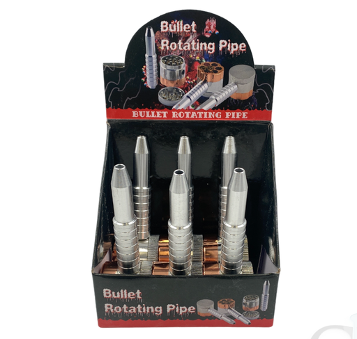 [SIX SH-13051] SIX SHOOTER GRINDER BULLET PIPE DISPLAY 6PCS GR013