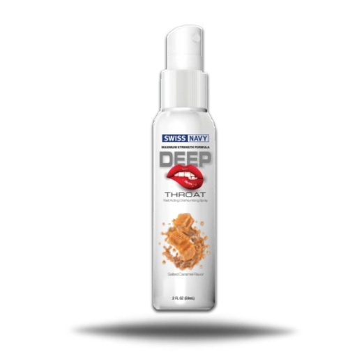 [SWISS -10963] SWISS NAVY THROAT ORAL NUMBING SALTED CARAMEL 2 FL OZ
