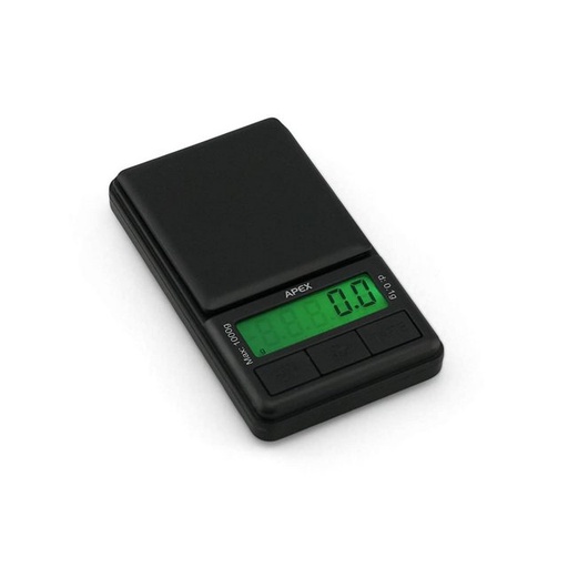 [INTREF0001534] TRUWEIGH APEX DIGITAL MINI SCALE 1000 G X 0.1 G BLACK