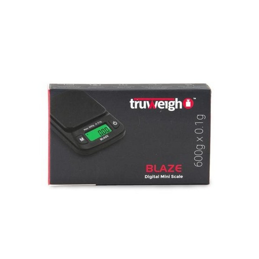 [INTREF0001538] TRUWEIGH BLAZE DIGITAL MINI SCALE 600 G X 0.1 G BLACK