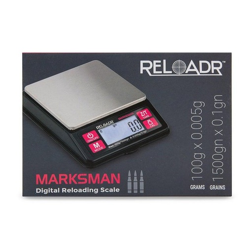 [INTREF0001557] TRUWEIGH MARKSMAN DIGITAL RELOADING SCALE 100 G X 0.005 G BLACK