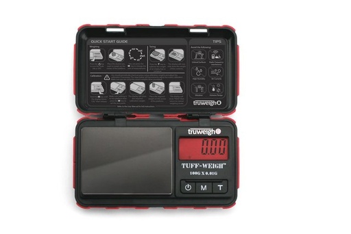 [INTREF0001579] TRUWEIGH TUFF-WEIGH DIGITAL MINI SCALE 100GX0.01 G RED