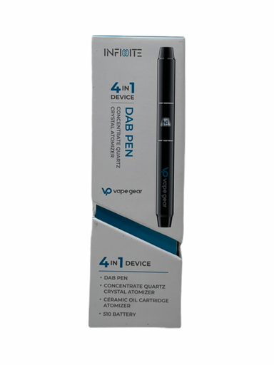 [INTREF0001611] VAPE GEAR 4 IN 1 DAB PEN INFINITE BATTERY