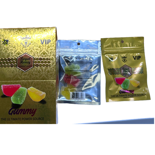 [VIP HO-15548] VIP HONEY GUMMIES 24 BAG 2 GUMMIES PER BAG 7.5 G PER GUMMY