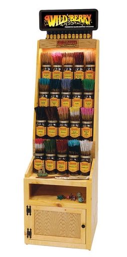 [INTREF0005924] WILD BERRY DISPLAY - SMALL END CAP KIT - 20 FRAGRANCES +OIL - LIGHTED DISPLAY