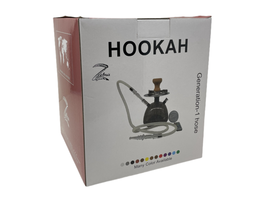 [ZEBRA -16463] ZEBRA GENERATION 1 HOSE ACRYLIC LED HOOKAH