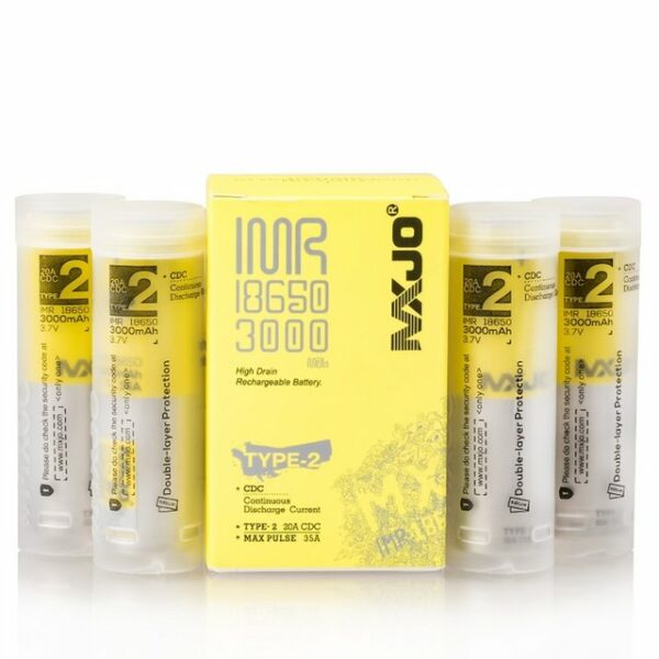 MXJO 18650 TYPE2 35A 3000MAH 4PCS